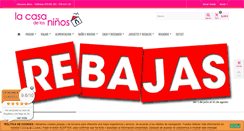 Desktop Screenshot of lacasadelosninos.es