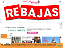 Tablet Screenshot of lacasadelosninos.es
